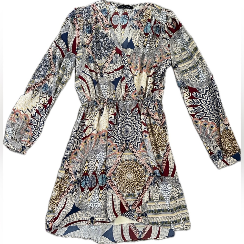 Honey Punch Boho Long Sleeve Dress